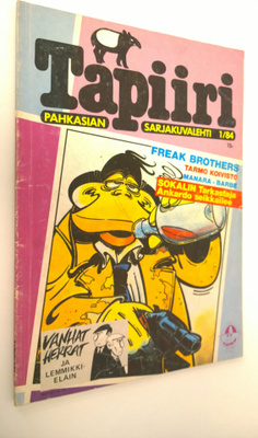 Juha (toim.) Ruusuvuori : Tapiiri : Pahkasian sarjakuvale...