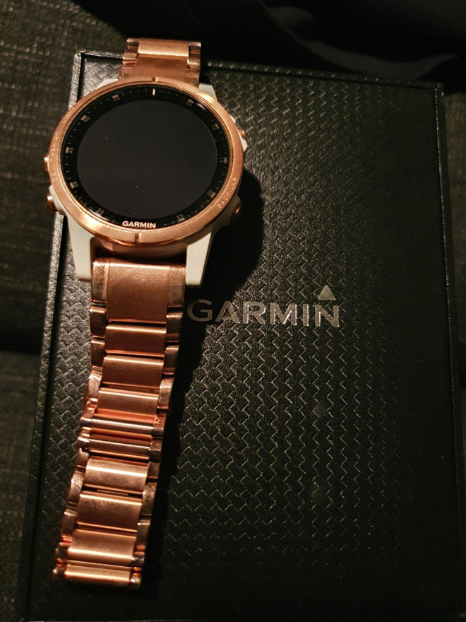 Garmin Fenix 5S Plus Sapphire valkoinen-ruusukulta GPS