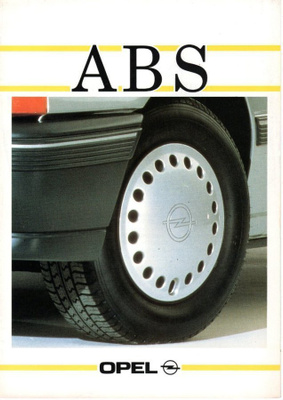 Opel Kadett ABS -esite 80-luvun lopusta