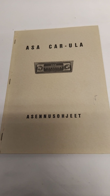ASA CAR-ULA ASENNUSOHJEET