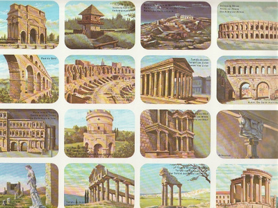 * belgia 39-145, monumentit-arkki, 32,5x23,5cm*