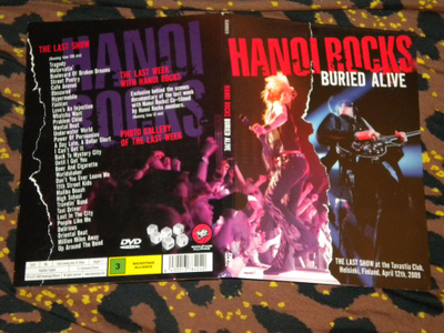 DVD - HANOI ROCKS - Buried Alive - 2009 MINT-