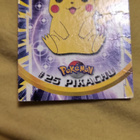Pokemon Topps TV Animation Edition #25 Pikachu Blue Logo - pikkukuva 1