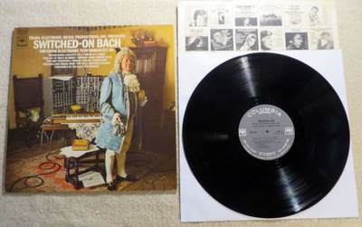 WALTER CARLOS: Switched-On Bach LP (1968 USA) Moog, 60s syn