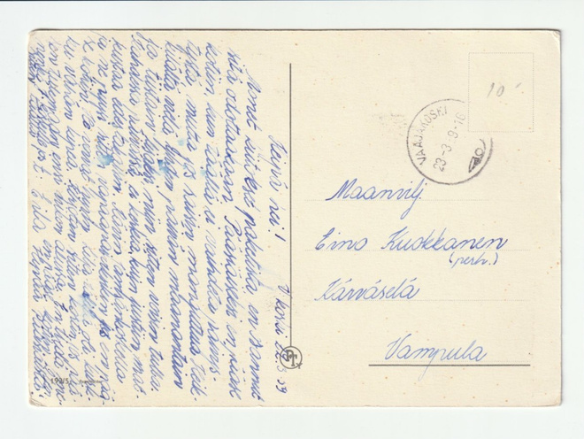 Postileima, VAAJAKOSKI 23.3.1959