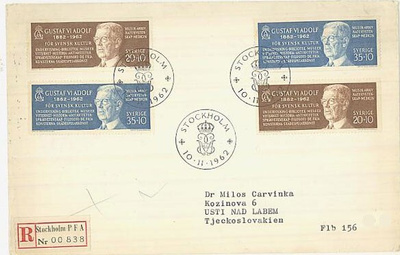 Ruotsi Mi 498-9 FDC