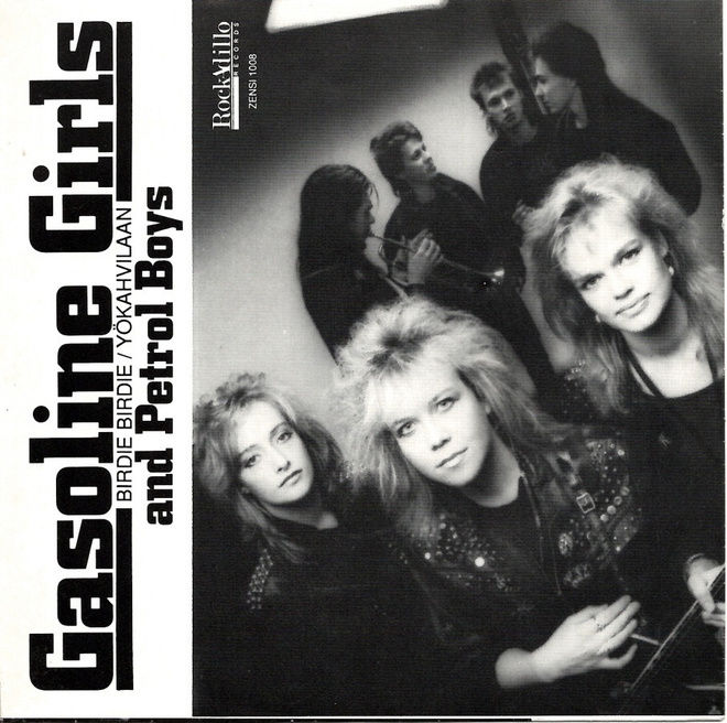GASOLINE GIRLS & PETROL BOYS: Birdie Birdie / Yöka 7" kannet