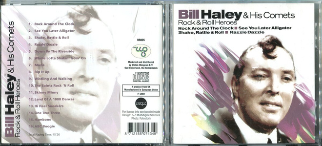 BILL HALEY & HIS COMETS . CD-LEVY . ROCK & ROLL HEROES