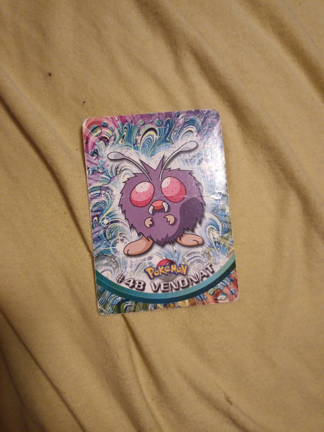 Venonat #48 Pokemon Topps TV Animation Edition card