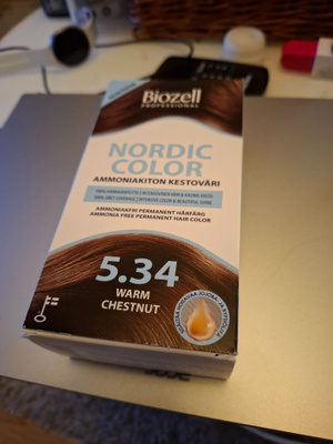 Hiusväri Lämmin kuparinruskea