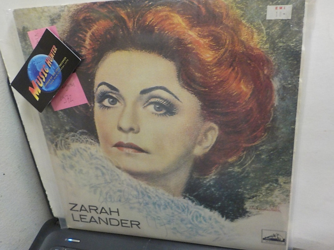 ZARAH LEANDER - SVENSKA SÅNGFAVORITER LP NIMMARILLA
