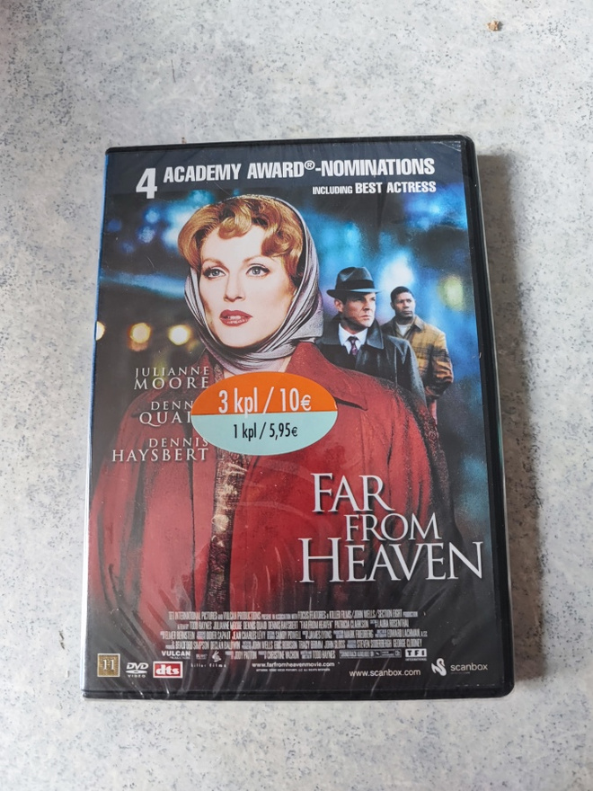 Kaukana taivaasta Far From Heaven UUSI