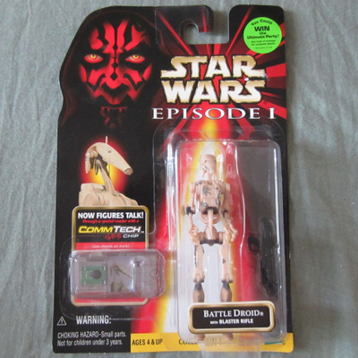 BATTLE DROID with BLASTER RIFLE