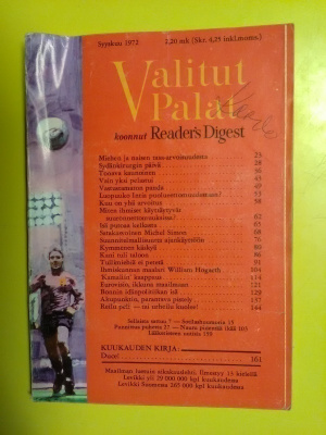 Valitut palat syyskuu 1972