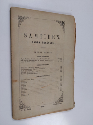 Samtiden : skildringar från verldsteatern : tredje häftet...