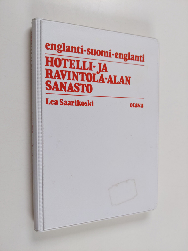 Lea Saarikoski : Hotelli- ja ravintola-alan sanasto : eng...