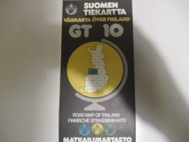 SUOMEN TIEKARTTA GT 10