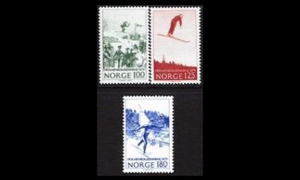 Norja 790-2 ** Holmenkolleninkisat 100v (1979)