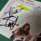 IRON MAIDEN KOKO BÄNDIN NIMIKIRJOITUKSET - pikkukuva 2
