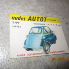 Panda ”Uudet Autot” -keräilykortti nro 7: BMW Isetta (1963) - pikkukuva 1