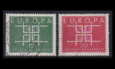 Saksa 406-7 o Europa (1963)
