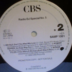 RADIO DJ SPECIAL No. 5 :: VINYYLI  12" PROMO LP SAMPLER 1986 - pikkukuva 3
