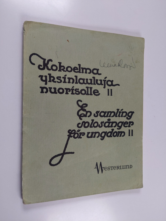 Kokoelma yksinlauluja nuorisolle 2