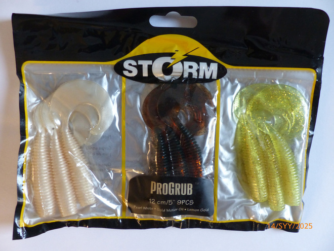 STORM Pro Grup 12cm Värit: Pearl White * Gold Motor * Lemon
