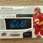 2018-19 Upper Deck Engrained Signature Shots Dillon Dube /49 - pikkukuva 1