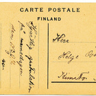 UNIKKOJA ja värssy - vanha Carte Postale - pikkukuva 2