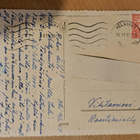 kukkakortti, ruusuja, kulkenut 1958 - pikkukuva 2