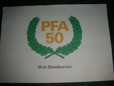 Ruotsi filateliapalvelu 50-v- juhlajulkaisu