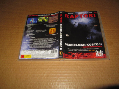 Raptori DVD Sekoelman Kosto II Rukpoile Kuolemaa v.2010 UUSI