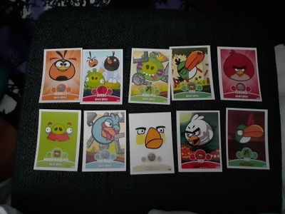 Angry birds keräilykortit 11 kpl