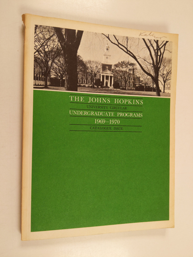 The Johns Hopkins university circular undergraduate progr...