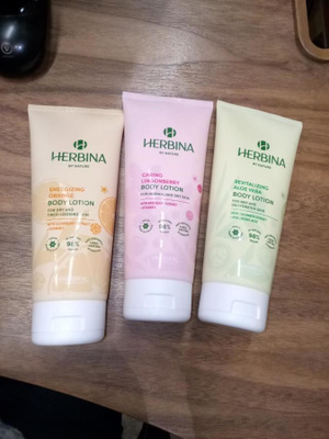 Herbina vartalonhoitotuotteita 3 kpl