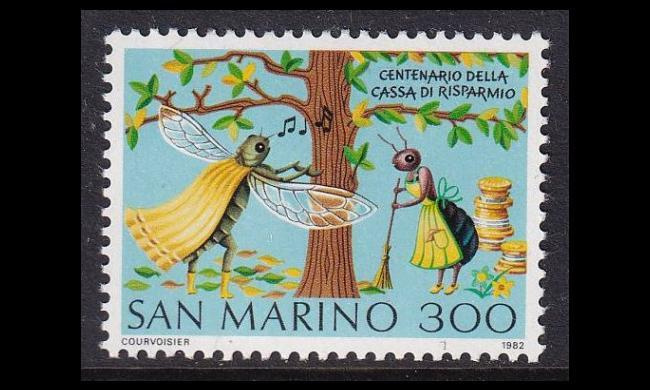San Marino 1247 ** Säästöpankki 100v (1982)