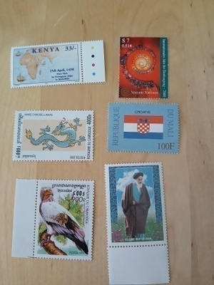 6 merkkiä - UUSIA - iran - mali - kenia