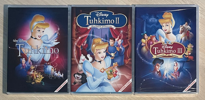 Walt Disney: TUHKIMO Trilogia (3DVD) suomipuhe (UUSI)