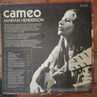 Marian Henderson - Cameo Lp (VG+/G) - pikkukuva 2