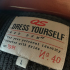 Miesten QS dress yourself red dnm neule L - pikkukuva 3