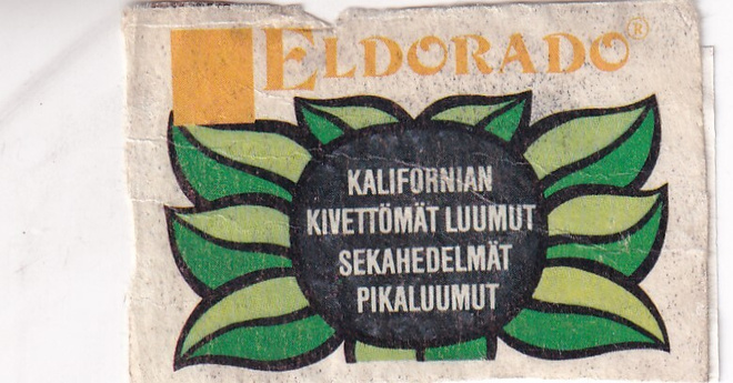 Eldorado, Kalifornian kivettömät luumut  . s55