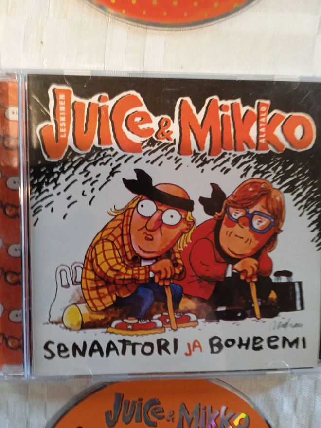 CD- LEVY : JUICE & MIKKO : SENAATTORI & BOHEEMI