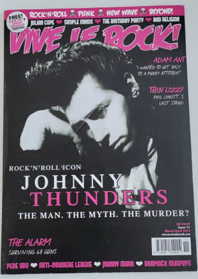 Vive Le Rock lehti #11 - Johnny Thunders (New York Dolls)