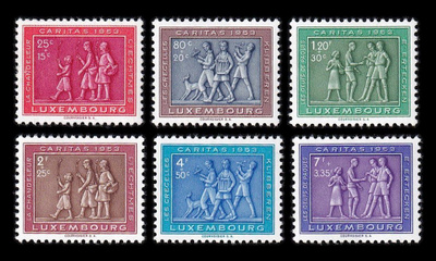 Luxemburg 517-22 * Caritas (1953)