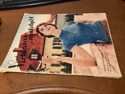 VIRKKAUS JA NEULETYÖT LEHTI 1/1955