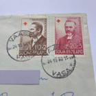 Postilähetyskuori, v.1960 punaisen ristin merkein,kts! - pikkukuva 2