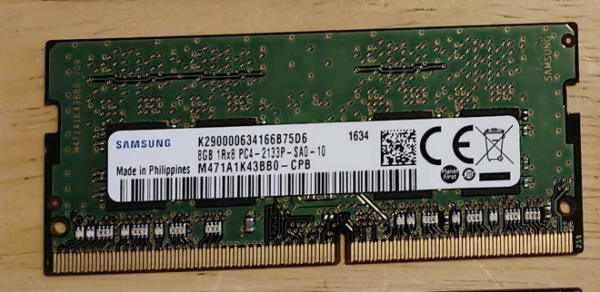 8GB DDR4 SODIMM
