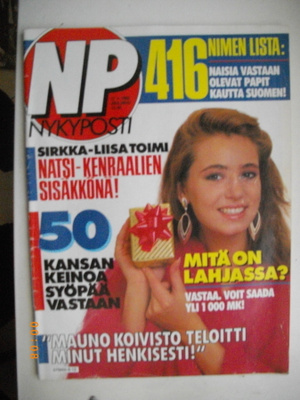 Nykyposti Nro 12/1986 (26.2)