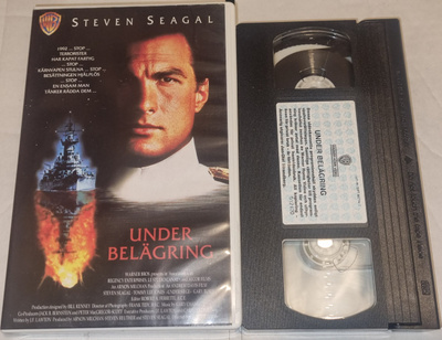 VHS Under Siege SWE Seagal